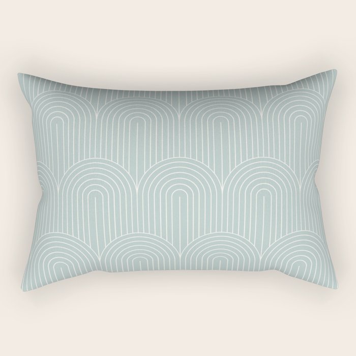 Art Deco Arch Pattern XIX Rectangular Pillow Gallery Image 2
