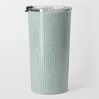 Art Deco Arch Pattern XIX Travel Mug Gallery Image 3