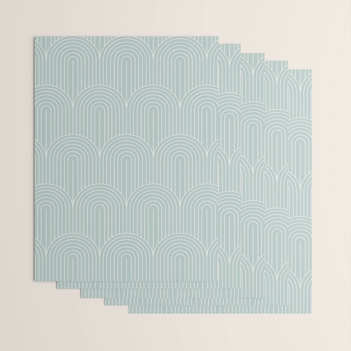 Art Deco Arch Pattern XIX Wrapping Paper Gallery Image 3