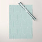Art Deco Arch Pattern XIX Wrapping Paper Gallery Image 1