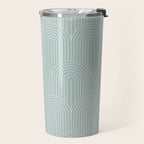 Art Deco Arch Pattern XIX Travel Mug Gallery Image 2