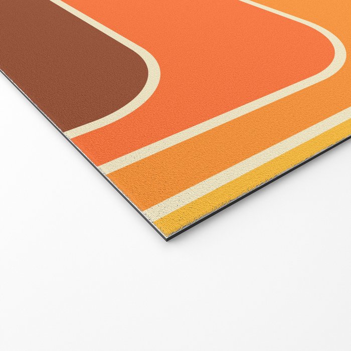 Retro Geometric Sun Set Design 421 Welcome Mat Gallery Image 2