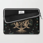 Tree of Life Pentagram Moon Ornament Laptop Sleeve Gallery Image 2