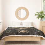 Tree of Life Pentagram Moon Ornament Duvet Cover Gallery Image 3