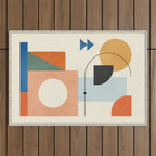 Geometric Color Play 02 Outdoor Rug Gallery Image 1