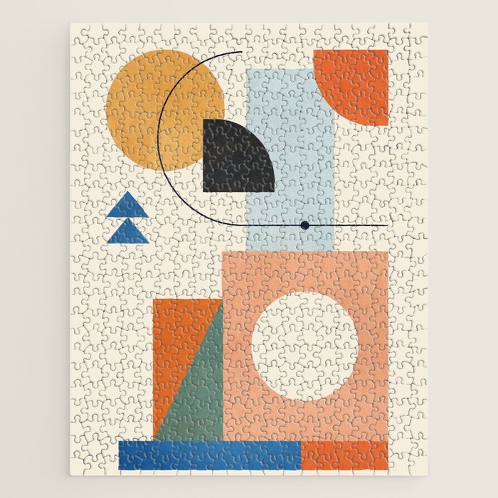 Geometric Color Play 02 Jigsaw Puzzle Gallery Image 1
