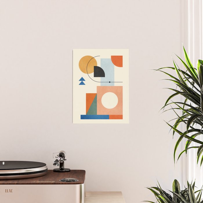 Geometric Color Play 02 Poster Gallery Image 2