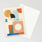 Geometric Color Play 02 Stationery Card Gallery Image 2