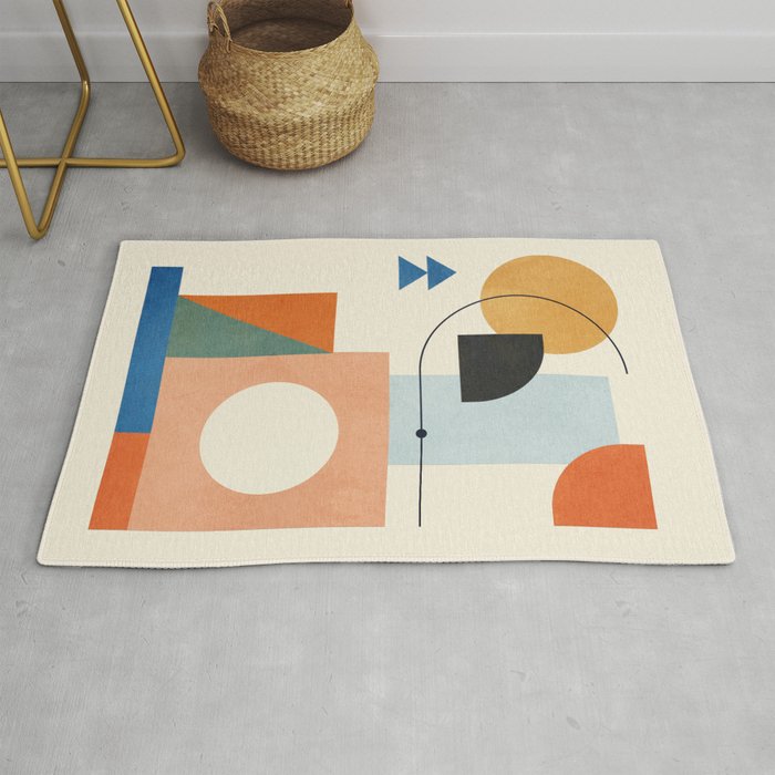 Geometric Color Play 02 Rug Gallery Image 1