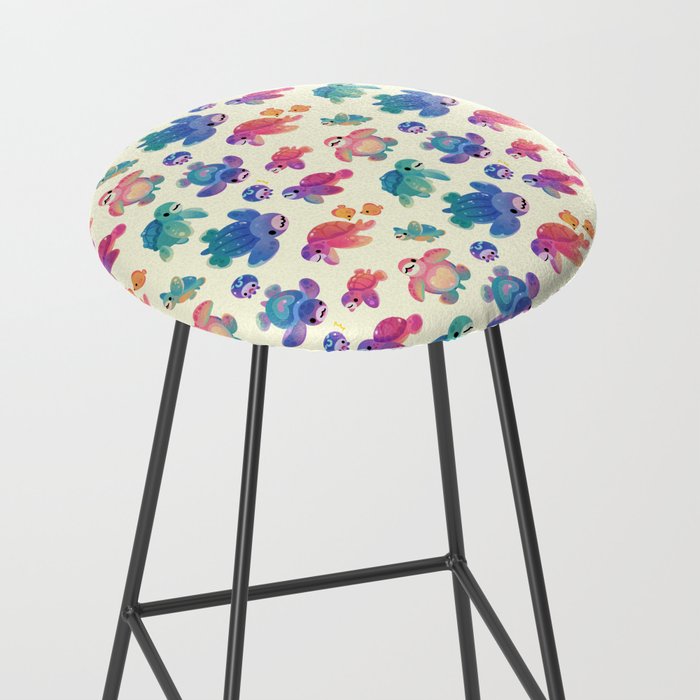 Sea turtle - bright Stool Gallery Image 2