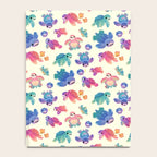 Sea turtle - bright Notebook Gallery Image 4