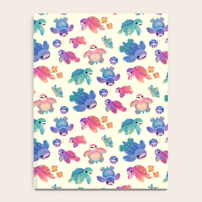 Sea turtle - bright Notebook Gallery Image 4