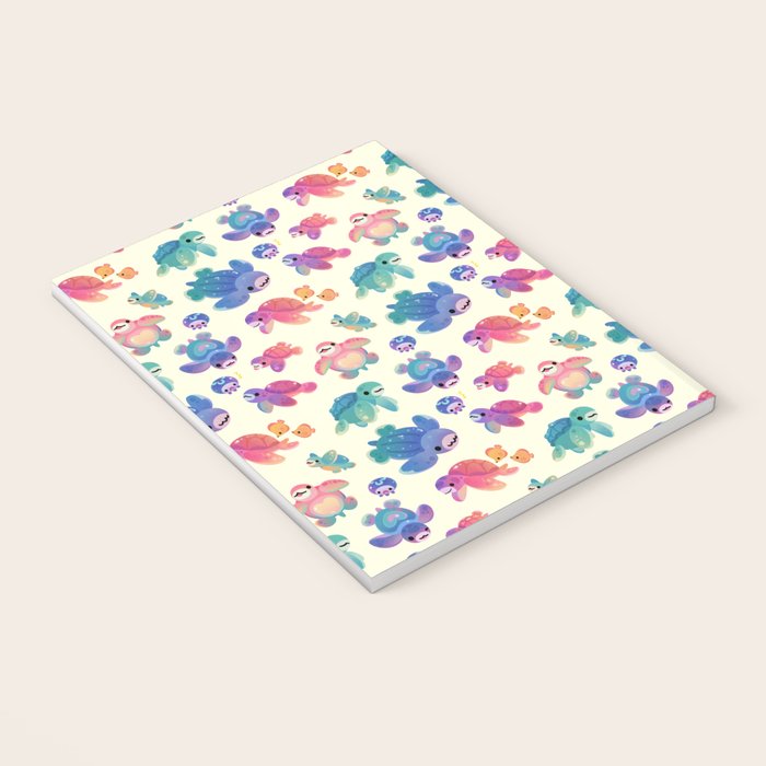 Sea turtle - bright Notebook Gallery Image 3