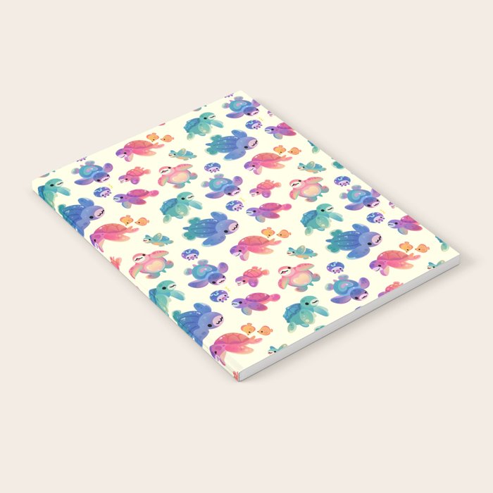 Sea turtle - bright Notebook Gallery Image 2