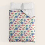 Sea turtle - bright Comforter Gallery Image 6