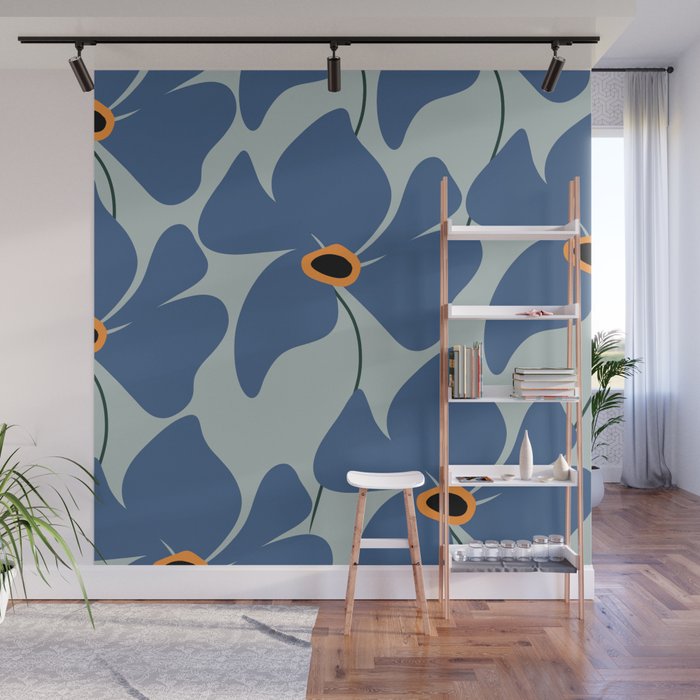 Abstract Floral Glam #3 #decor #art #society6 Wall Mural Gallery Image 1