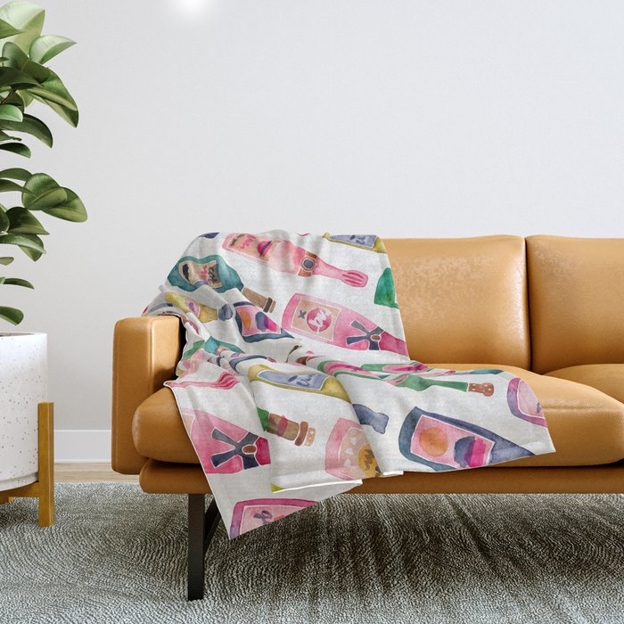Champagne Collection Throw Blanket Gallery Image 1