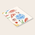Italy Food Illustration Colorful Handdrawn Mediterranean Cuisine Notebook Gallery Image 2