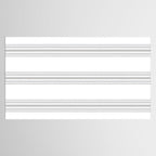 Farmhouse Ticking Stripes in Gray on White Tablecloth Gallery Image 2