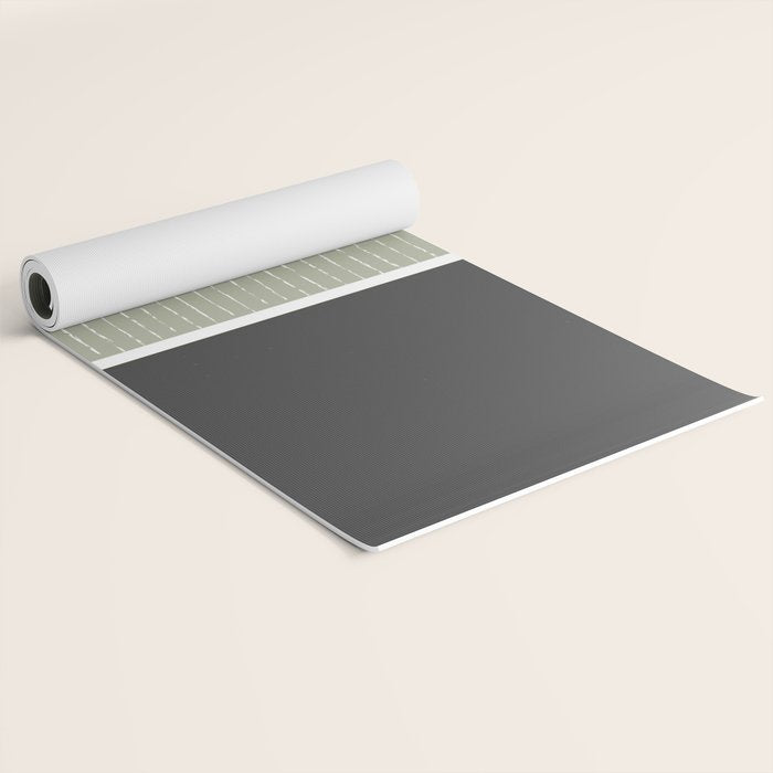 Linen Sage and Gray Yoga Mat Gallery Image 2