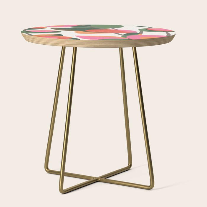 Abstract Eucalyptus Leaves III Side Table Gallery Image 1