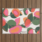 Abstract Eucalyptus Leaves III Outdoor Rug Gallery Image 1