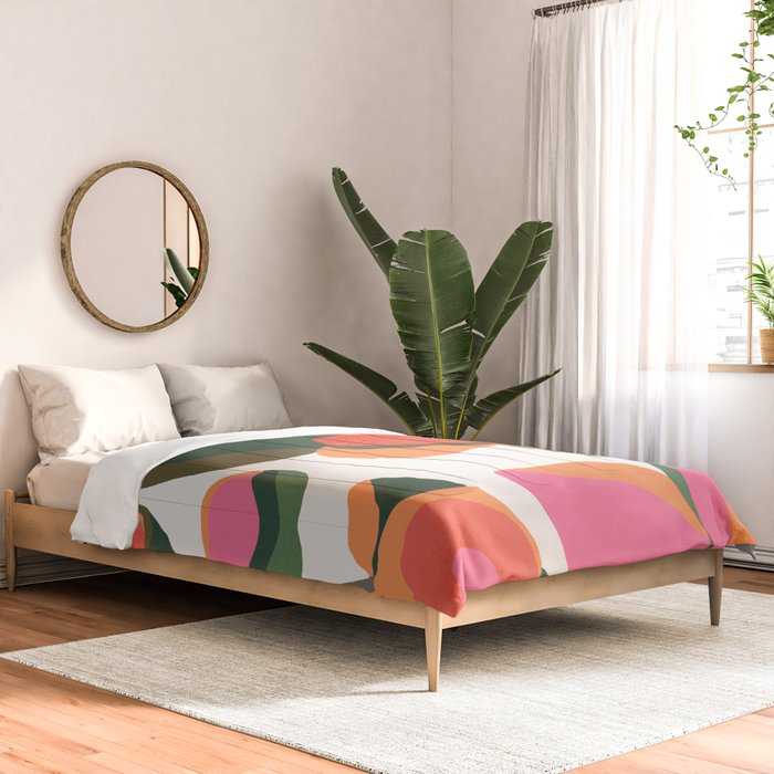 Abstract Eucalyptus Leaves III Comforter Gallery Image 2