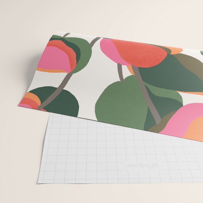 Abstract Eucalyptus Leaves III Wrapping Paper Gallery Image 2
