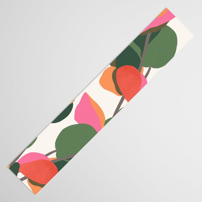 Abstract Eucalyptus Leaves III Table Runner Gallery Image 3