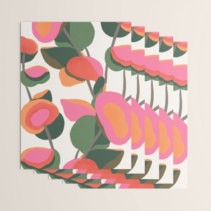 Abstract Eucalyptus Leaves III Wrapping Paper Gallery Image 3