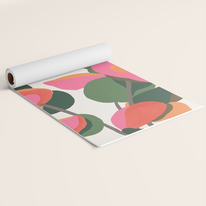 Abstract Eucalyptus Leaves III Yoga Mat Gallery Image 2