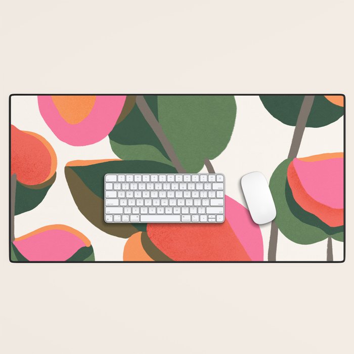 Abstract Eucalyptus Leaves III Desk Mat Gallery Image 1