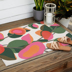 Abstract Eucalyptus Leaves III Outdoor Rug Gallery Image 2