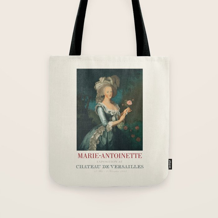 Marie Antoinette - Vintage French Exhibition Poster, 1955 Tote Bag Gallery Image 1