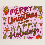 Merry Christmas and Happy Holidays Jigsaw Puzzle Gallery Image 1