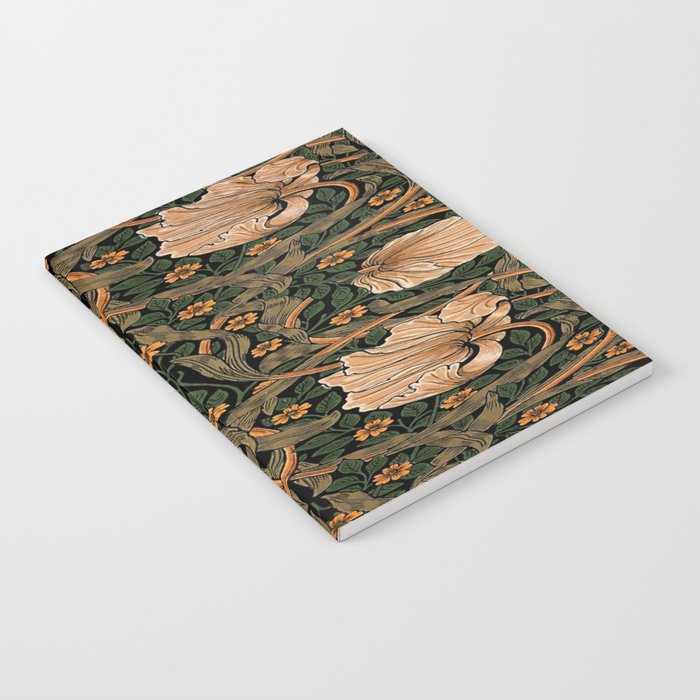 William Morris Pimpernel,No.2, William Morris floral design  Notebook Gallery Image 2
