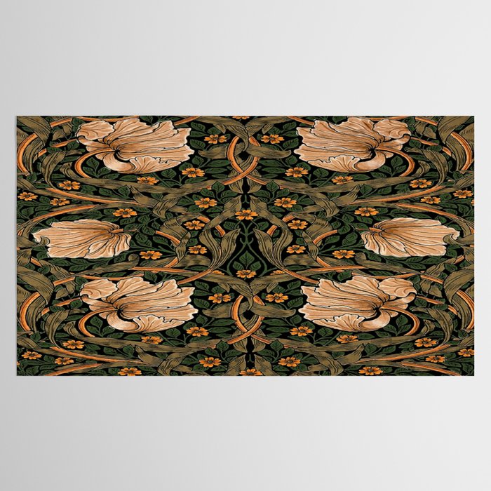 William Morris Pimpernel,No.2, William Morris floral design  Tablecloth Gallery Image 2