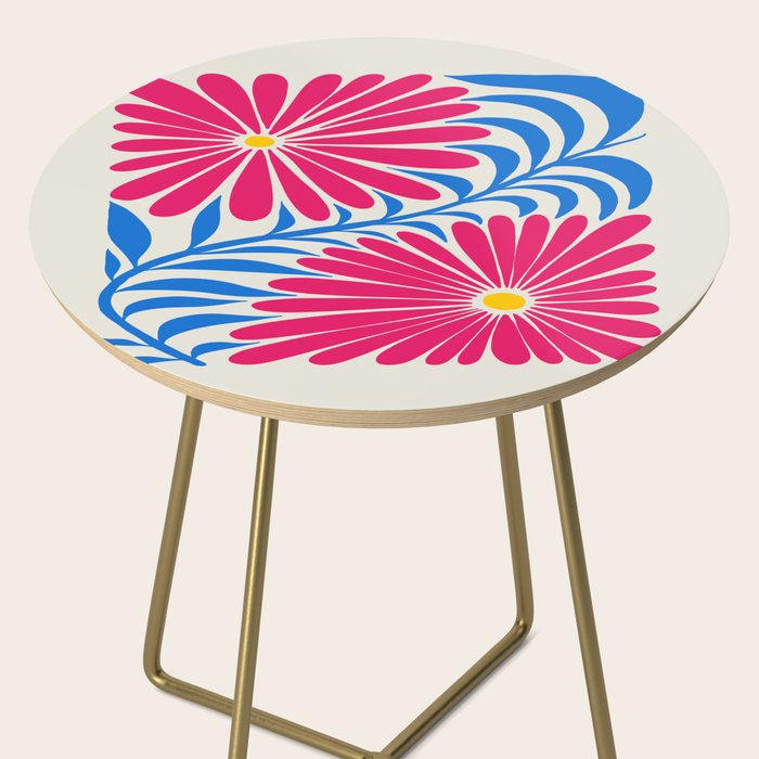 Viva Magenta Daisies Side Table Gallery Image 2