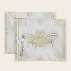 Death's Head Hawkmoth - Gold Palette Placemat Gallery Image 1