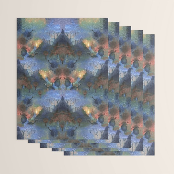 Foggy Birds Wrapping Paper Gallery Image 3