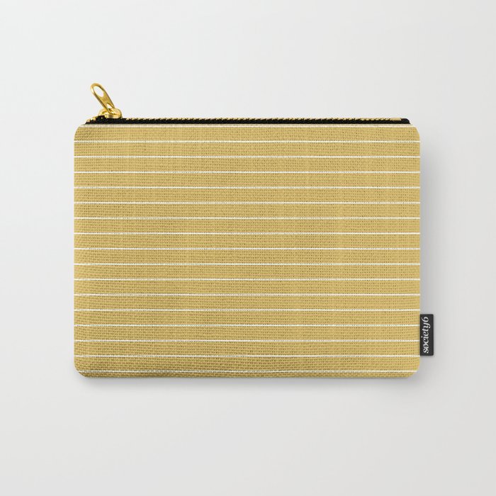 Minimal Arch XXXV Sunshine Yellow Modern Geometric Lines Carry All Pouch Gallery Image 1