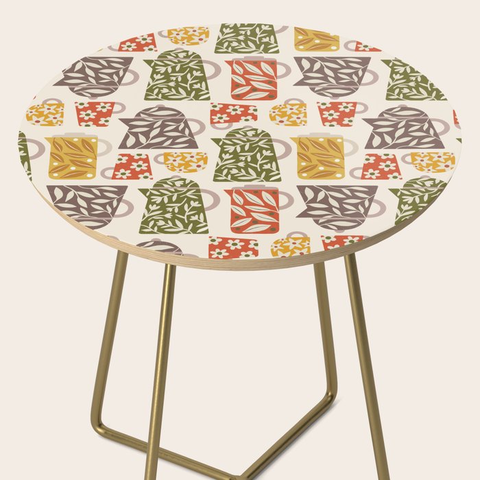 Buongiorno Retro Floral Coffee Side Table Gallery Image 2