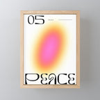 Modern soft blur gradient typography art Mini Art Print Gallery Image 1