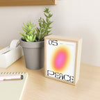 Modern soft blur gradient typography art Mini Art Print Gallery Image 2