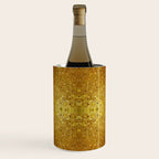 Deep gold glass mosaic Wine Chiller Gallery Image 1