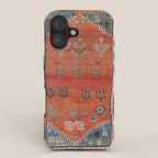 Bakhshaish Azerbaijan Northwest Persian Carpet Print iPhone Case Gallery Image 1
