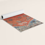 Bakhshaish Azerbaijan Northwest Persian Carpet Print Yoga Mat Gallery Image 2