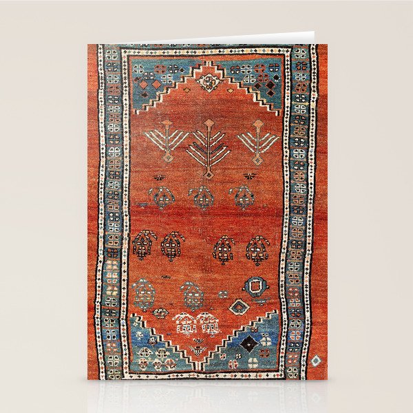 Bakhshaish Azerbaijan Northwest Persian Carpet Print Stationery Card Gallery Image 1
