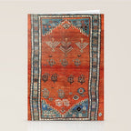 Bakhshaish Azerbaijan Northwest Persian Carpet Print Stationery Card Gallery Image 2