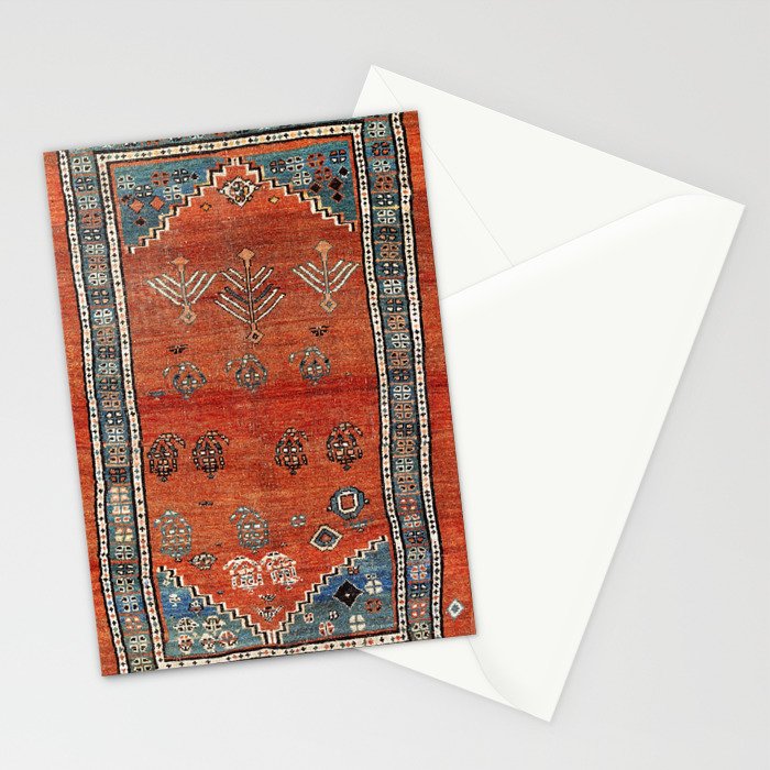Bakhshaish Azerbaijan Northwest Persian Carpet Print Stationery Card Gallery Image 2